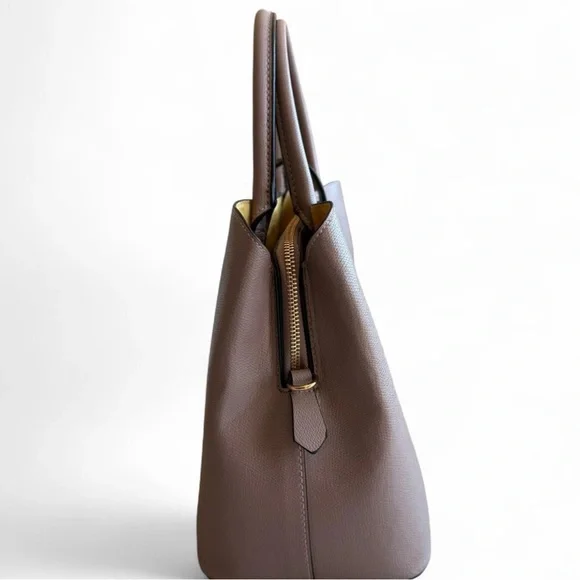 H&M Rose Pink Color Faux Leather Tote Bag - Picture 7 of 8